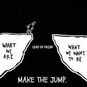 make the jump leap of faith